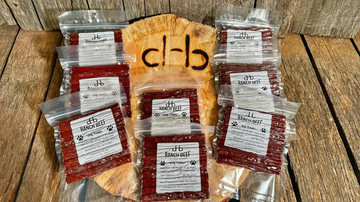 All beef dog treats, heart, liver, tongue, ground beef, all natural dog treats.