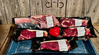 Valentine's Special, Tomahawk steak, ribeye, New York Strip steak, Picanha steak, Brazilian steak