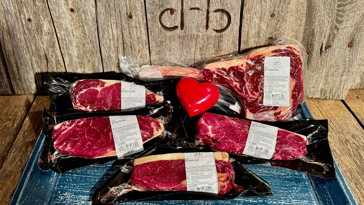Valentine's Special, 100 Grass Fed, Grass fed ribeye, Grass Fed New York steak, Grass Fed Picanha steak, Grass  Fed Brazilian steak